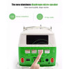 Volkswagen Bus Bluetooth Wireless Speaker with LED Head and Tail Lights - Green