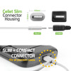 Cellet MFi Certified 2-IN-1 Micro-USB + Lightning Connector Charging and Data Sync Cable - White