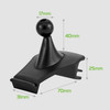 Air Vent Cell Phone Cradle Mount for Tesla Model 3 and Model Y - Black