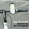 Universal Non-Slip Silicone Bicycle Handlebar Smartphone Holder Mount