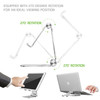 Adjustable Aluminum Desktop Stand for Smartphones and Tablets