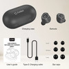 Premium In-Ear True Wireless Bluetooth v5.3 Earbuds with Charging Case - Black