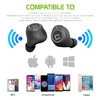 Premium In-Ear True Wireless Bluetooth v5.3 Earbuds with Charging Case - Black