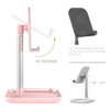 Heavy Duty Adjustable Desktop Stand with Mini Shelf for Smartphone and Tablet