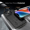 Shell Holster Kickstand Case with Spring Belt Clip for iPhone 14 - Black