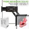 Touchscreen Display Cell Phone Mount for Tesla Model 3 and Model Y - Black