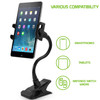 Clip Grip Flexible Hands-Free Mount for Smartphone and Tablet - Black
