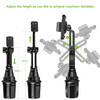 Car Cup Holder Phone Mount with Adjustable Telescopic Arm - Black