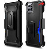 Ultra Rugged Hybrid Kickstand Case with Card Slot and Belt Clip Holster for Celero 5G Plus