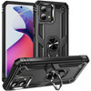 Military Grade Hybrid Case with Ring Grip for Motorola Moto G Stylus 5G 2023 - Black