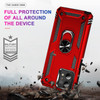 Military Grade Hybrid Case with Ring Grip for Motorola Moto G Stylus 5G 2023 - Red