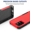 Military Grade TUFF Hybrid Case for Motorola Moto G Stylus 5G 2023 - Red