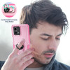 Military Grade TUFF Shockproof Hybrid Armor Case with Ring Grip for Motorola Moto G Stylus 5G 2023 - Pink