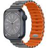Tubular Sport Band for Apple Watch 41mm / 40mm / 38mm - Grey Orange
