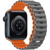 Tubular Sport Band for Apple Watch 41mm / 40mm / 38mm - Grey Orange