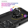 Military Grade Hybrid Case with Ring Grip for Motorola Moto G Power 5G 2023 - Black