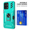 Tough Ring Grip Case with Card Slot for Motorola Moto G Power 5G 2023 - Teal