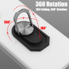 360 Rotating Ring Holder and Stand for Smartphone - Black