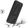 Military Grade Transformer Hybrid Case with Kickstand for Motorola Moto G 5G 2023 - Black