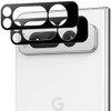 2-Pack HD Tempered Glass Camera Lens Protector for Google Pixel Fold - Black