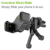 Silicone Roller Cradle Car Air Vent Phone Mount - Black