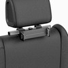 Universal Back Seat Headrest Tablet and Phone Mount Holder with Extendable Arm and 360 Degree Rotation - Black