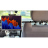 Universal Headrest Tablet and Phone Mount Holder with Extendable Telescopic Arm and 360 Degree Rotation - Black