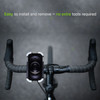 Universal Heavy Duty Handlebar Phone Mount With 360 Degree Rotation - Black