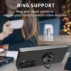Slim Protective Cover with Ring Grip for Samsung Galaxy Z Fold 5 - Black