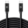 60W High-Speed USB-C to USB-C Charge & Sync Cable 4ft - Black