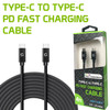 60W High-Speed USB-C to USB-C Charge & Sync Cable 4ft - Black