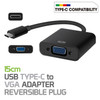 USB-C to VGA Adapter - Black