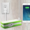 Compact 2 Outlet Surge Protector + Dual Optimized USB-A Charging Ports
