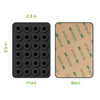 5-Pack Multipurpose Mini Suction Cup Mat - Black