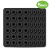 5-Pack Multipurpose Mini Suction Cup Mat - Black