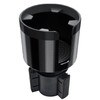 Cup Holder Expander with Adjustable Base - Black
