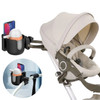2-IN-1 Stroller Cup Holder With Phone Holder - Black