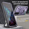 Military Grade Hybrid Case with MagSafe Magnetic Ring for Samsung Galaxy S23 - Purple