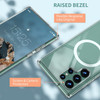 Slim Transparent Case with MagSafe Magnetic Ring for Samsung Galaxy S23 Ultra - Clear