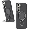 Candy Series Hybrid Case with MagSafe Magnetic Ring for Samsung Galaxy S23 - Black