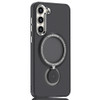 Candy Series Hybrid Case with MagSafe Magnetic Ring for Samsung Galaxy S22 5G - Black