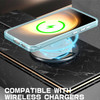 Candy Series Hybrid Case with MagSafe Magnetic Ring for Samsung Galaxy S21 - Blue