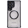 Fusion Evo Transparent Case with MagSafe Magnetic Ring for Samsung Galaxy S23 Ultra - Black