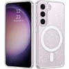 Crystal Glitter Fusion Case with MagSafe Magnetic Ring for Samsung Galaxy S23 - Clear