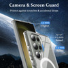 Crystal Clear Transparent Hybrid Case with MagSafe Magnetic Ring for Samsung Galaxy S23 Ultra
