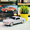 1967 Ford Mustang GT Fastback Muscle Car Bluetooth Wireless Speaker with LED Headlights - White