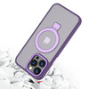 MagSafe Compatible Shade Series Hybrid Case with Kickstand Ring Holder for iPhone 14 Pro Max - Purple