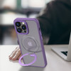 MagSafe Compatible Shade Series Hybrid Case with Kickstand Ring Holder for iPhone 14 Pro Max - Purple