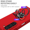 Slim Protective Cover with Ring Grip for Samsung Galaxy Z Fold 5 - Red