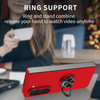Slim Protective Cover with Ring Grip for Samsung Galaxy Z Fold 5 - Red